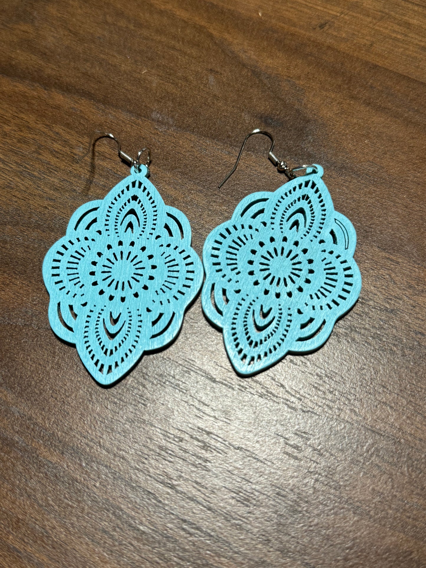 Light blue earrings