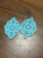 Light blue earrings