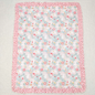 baby girls floral design boutique fleece blankets