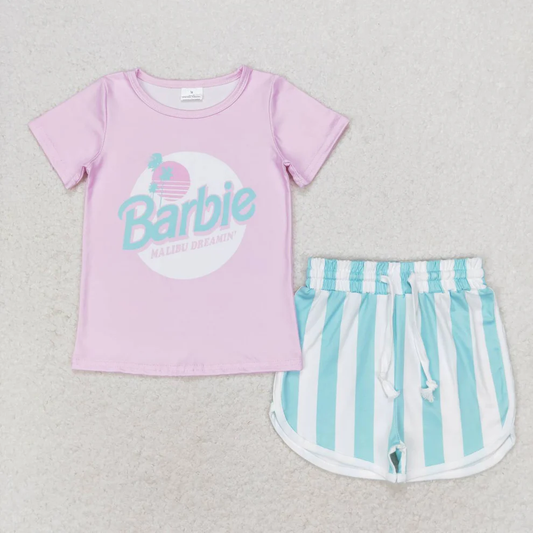 Pink and mint summer set