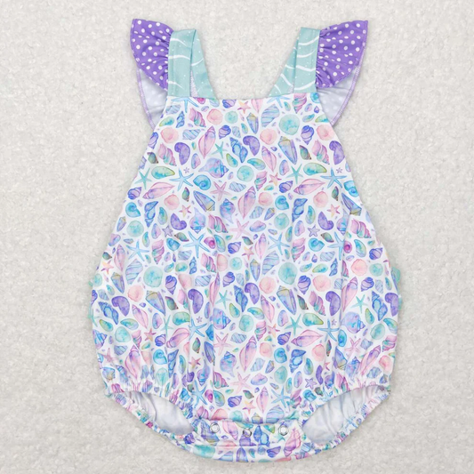 Starfish bubble romper