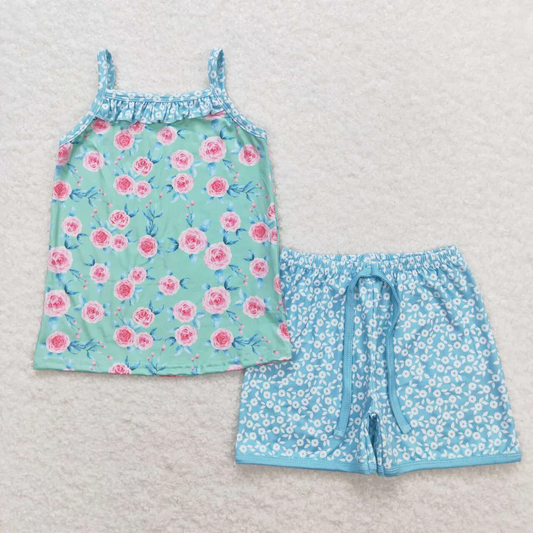 girls summer short set